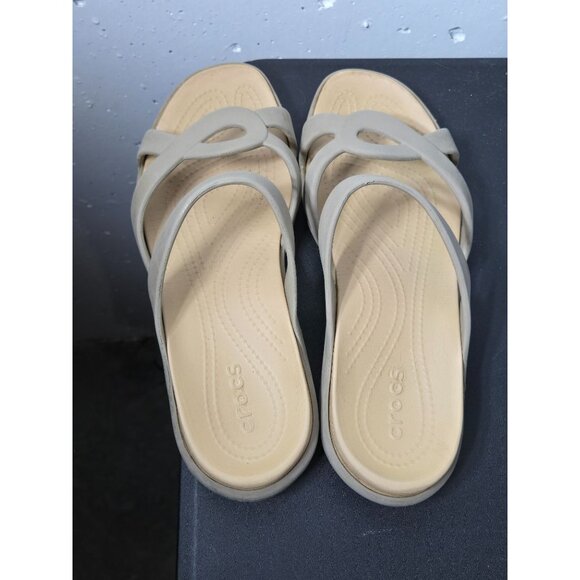 Crocs Women Meleen Twist Sandals Size 11 Comfort Neutral Open Toe Strappy Summer - Picture 10 of 14